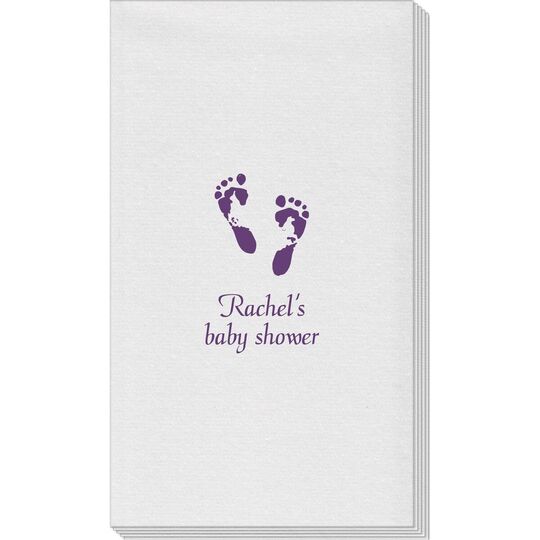 Baby Twinkle Toes Linen Like Guest Towels
